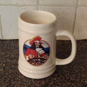 Captain Morgan Rum Collectable Ceramic Mug Stein. Adult Beverage